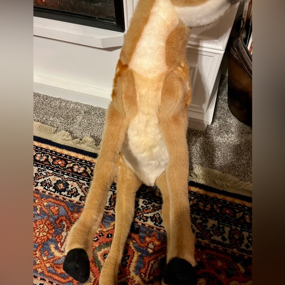 Plush Baby Deer Fawn Stuffed Toy Bambi Kid Standing - Picture 5 of 11